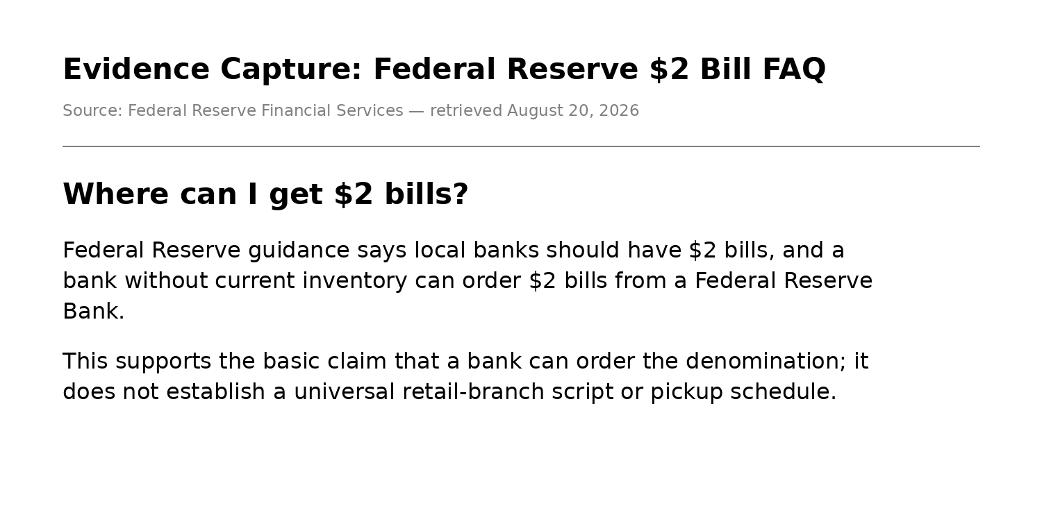 Federal Reserve FAQ screenshot